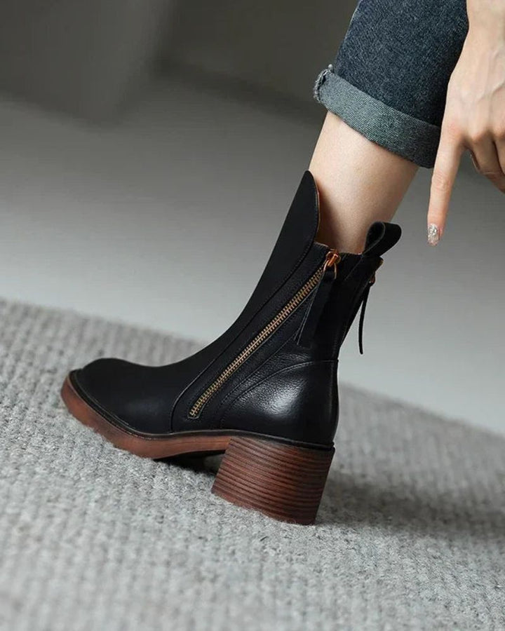 Corvianoir™ | Elegant Ankle Boots