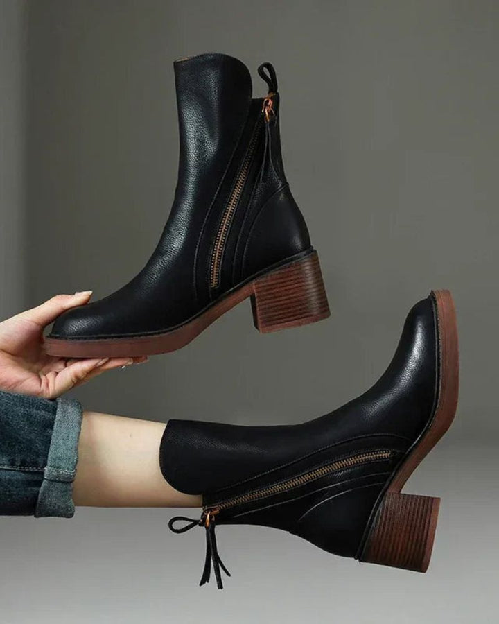 Corvianoir™ | Elegant Ankle Boots