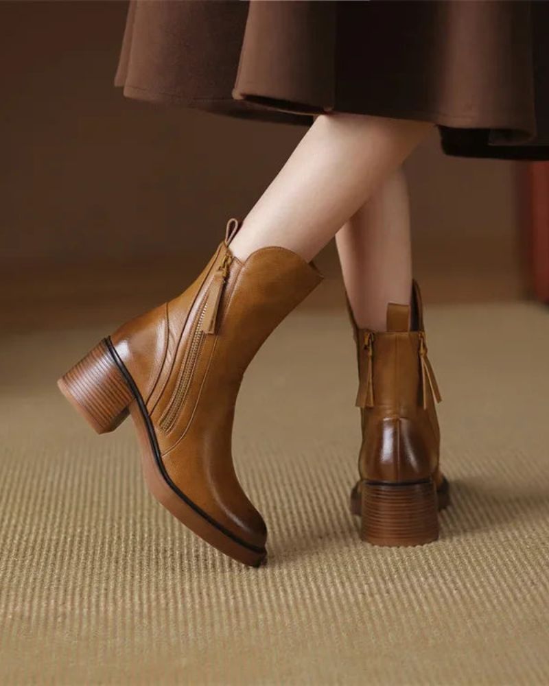 Corvianoir™ | Elegant Ankle Boots