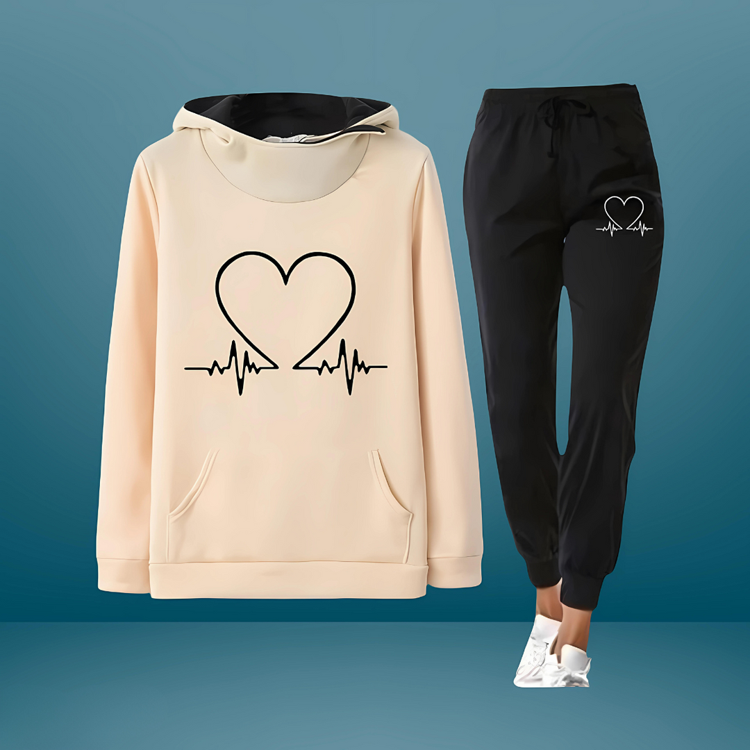 HEARTBEAT | COMFY TWO-PIECE SWEATSUIT