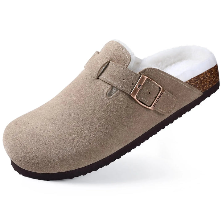 Annabel - Woolen Slip-on Clogs