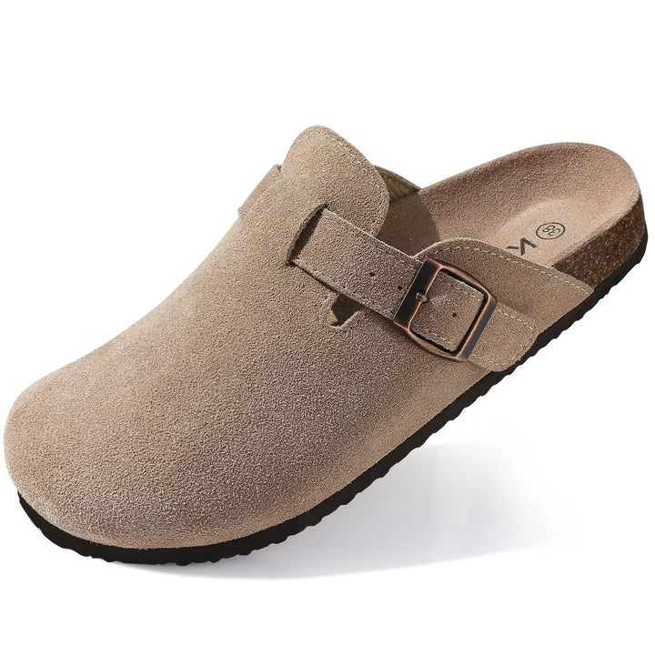 Annabel - Woolen Slip-on Clogs