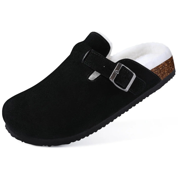 Annabel - Woolen Slip-on Clogs