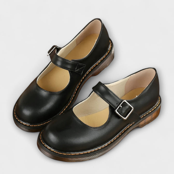 Yolanda | Stylish Leather Shoes with Strap