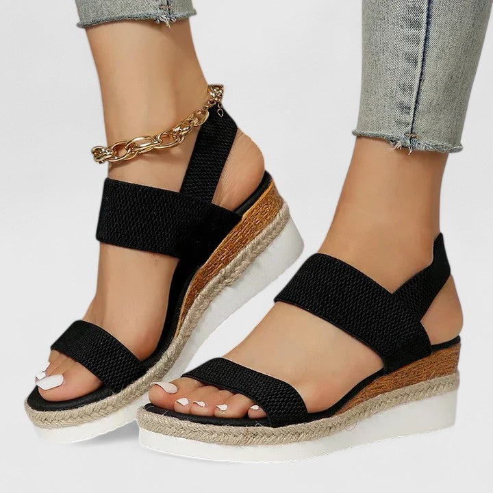 Women Slip-On Sandals Strap Detail