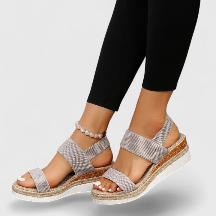 Women Slip-On Sandals Strap Detail