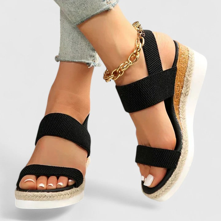 Women Slip-On Sandals Strap Detail
