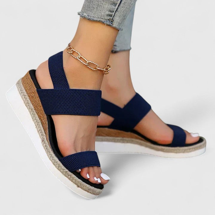 Women Slip-On Sandals Strap Detail