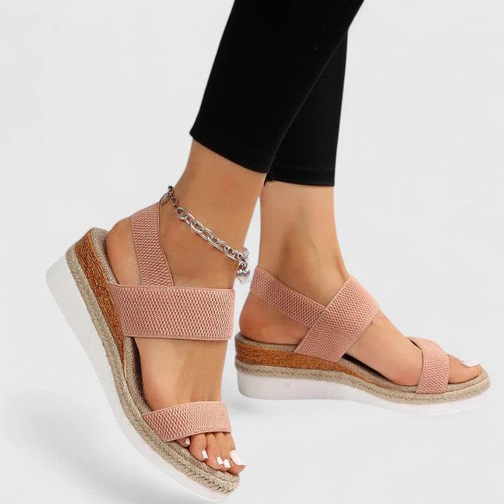 Women Slip-On Sandals Strap Detail