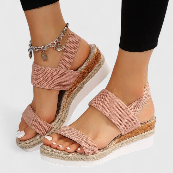 Women Slip-On Sandals Strap Detail