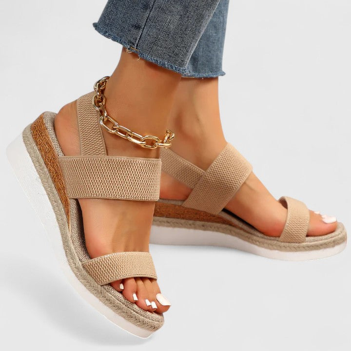 Women Slip-On Sandals Strap Detail