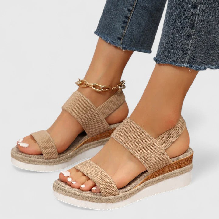Women Slip-On Sandals Strap Detail