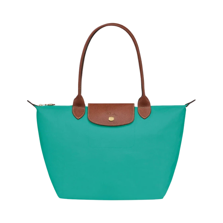 Longchamp - Large Le Pliage Tote, Turquoise